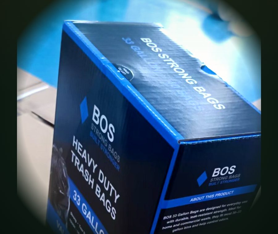 BOS Strong Bags Heavy Duty 33 Gallon box