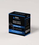 BOS 33 Gallon Heavy Duty Trash Bags – 40 Bags